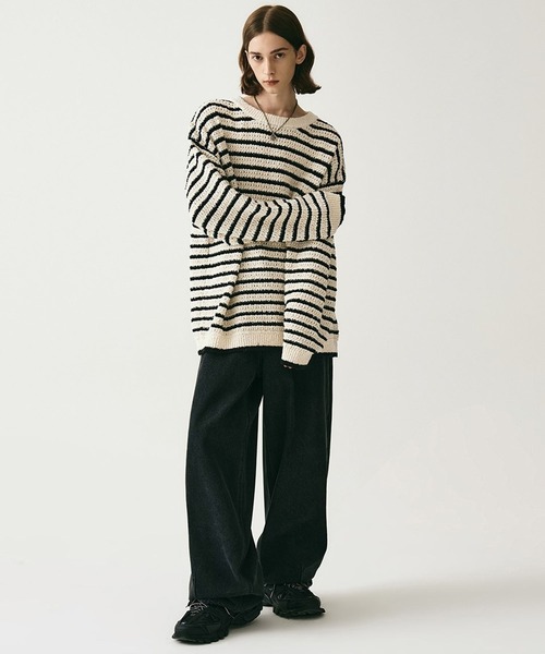 AVANDRESS（アバンドレス ）の「AVANDRESS／ピンタックデニム 2106256（デニムパンツ・レディース・グリーン/ブラック/ライトブルー・X-SMALL/SMALL）」の8枚目の写真