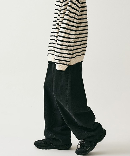 AVANDRESS（アバンドレス ）の「AVANDRESS／ピンタックデニム 2106256（デニムパンツ・レディース・グリーン/ブラック/ライトブルー・X-SMALL/SMALL）」の11枚目の写真