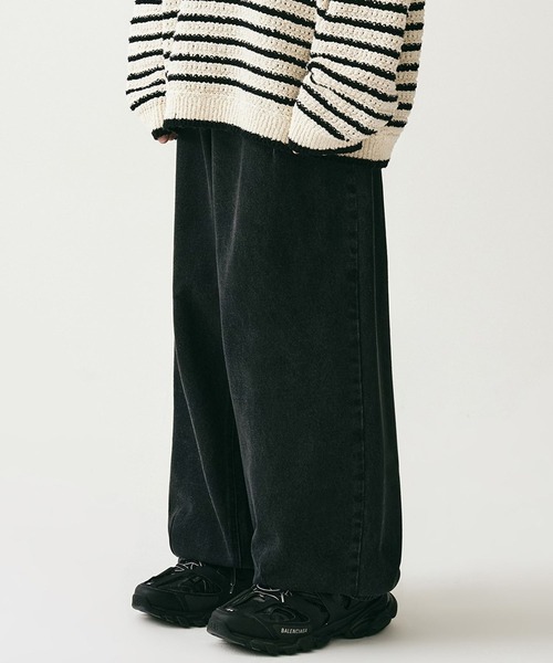 AVANDRESS（アバンドレス ）の「AVANDRESS／ピンタックデニム 2106256（デニムパンツ・レディース・グリーン/ブラック/ライトブルー・X-SMALL/SMALL）」の12枚目の写真