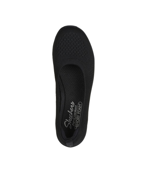 SKECHERS（スケッチャーズ）の「SKECHERS BE-COOL-BREEZY DAZE / スケッチャーズ ビークール ブリージーデイズ（パンプス・レディース・ブラック/ナチュラル・23cm/22.5cm/23.5cm/24cm/24.5cm/25cm）」の6枚目の写真