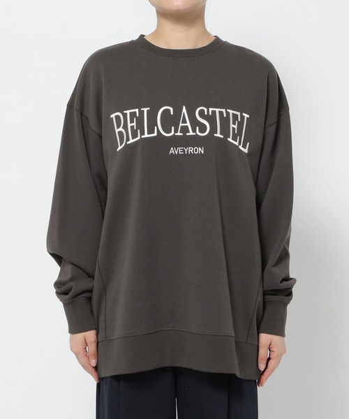 LOWRYS FARM(ローリーズファーム)の「ウラケロゴプルオーバーLS 102258(スウェット・レディース・アイボリー/ネイビー・FREE)」の8枚目の写真