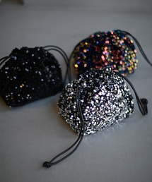 Marient | 2WAYスパンコール巾着BAG(ショルダーバッグ)