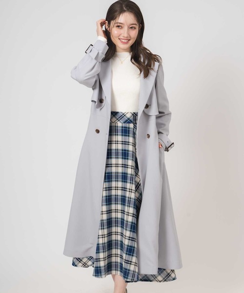NOELA（ノエラ）の「トレンチコート（トレンチコート・レディース・サックスブルー/ベージュ・M/S）」の2枚目の写真