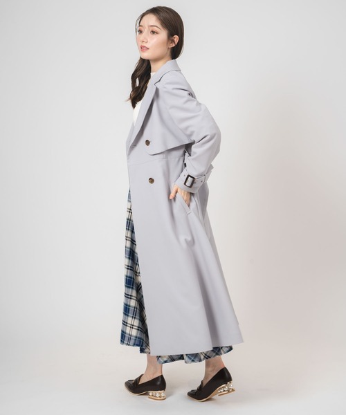 NOELA（ノエラ）の「トレンチコート（トレンチコート・レディース・サックスブルー/ベージュ・M/S）」の5枚目の写真