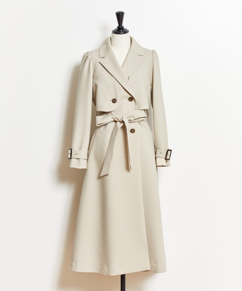 NOELA（ノエラ）の「トレンチコート（トレンチコート・レディース・サックスブルー/ベージュ・M/S）」の14枚目の写真
