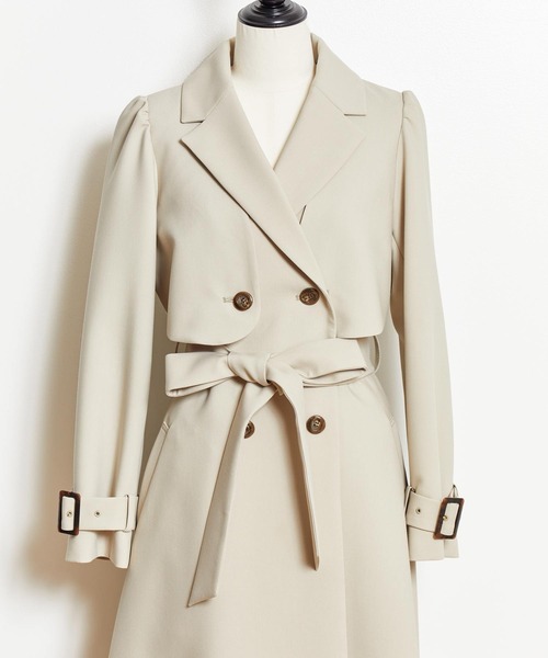 NOELA（ノエラ）の「トレンチコート（トレンチコート・レディース・サックスブルー/ベージュ・M/S）」の17枚目の写真