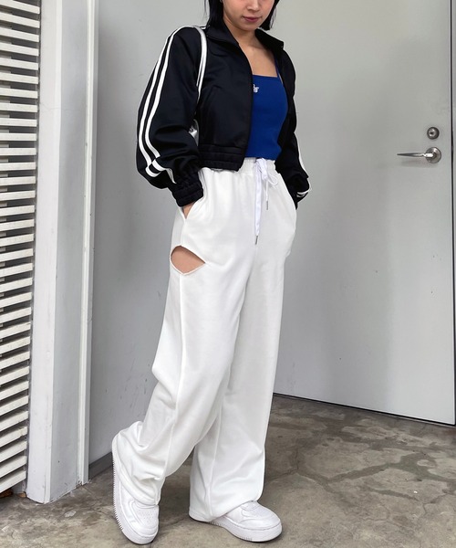 BACK TO THE FIELD(バック トゥー ザ フィールド)の「【MLB】サイドカッティングスウェットパンツ(スウェットパンツ・レディース・グレー/ブラック/ブラウン/ホワイト・FREE)」の10枚目の写真