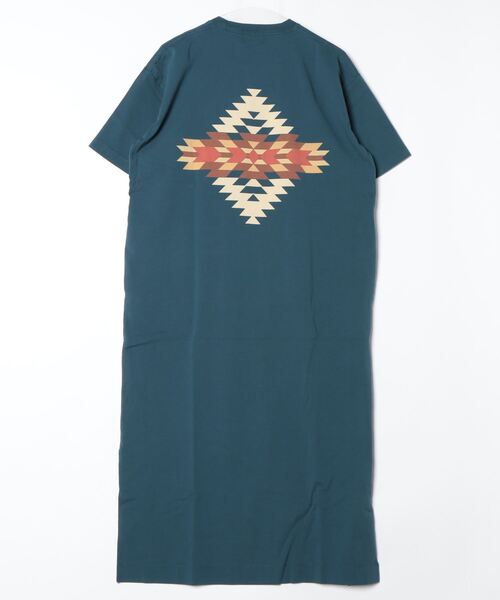 PENDLETON（ペンドルトン）の「バックプリントS/Sドレス（ワンピース・レディース・イエロー系その他/ライトベージュ/オフホワイト/ブラック系その他3/ブルー・ONESIZE）」の7枚目の写真