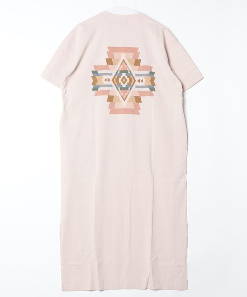 PENDLETON（ペンドルトン）の「バックプリントS/Sドレス（ワンピース・レディース・イエロー系その他/ライトベージュ/オフホワイト/ブラック系その他3/ブルー・ONESIZE）」の8枚目の写真