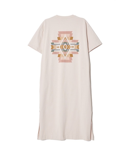 PENDLETON（ペンドルトン）の「バックプリントS/Sドレス（ワンピース・レディース・イエロー系その他/ライトベージュ/オフホワイト/ブラック系その他3/ブルー・ONESIZE）」の17枚目の写真