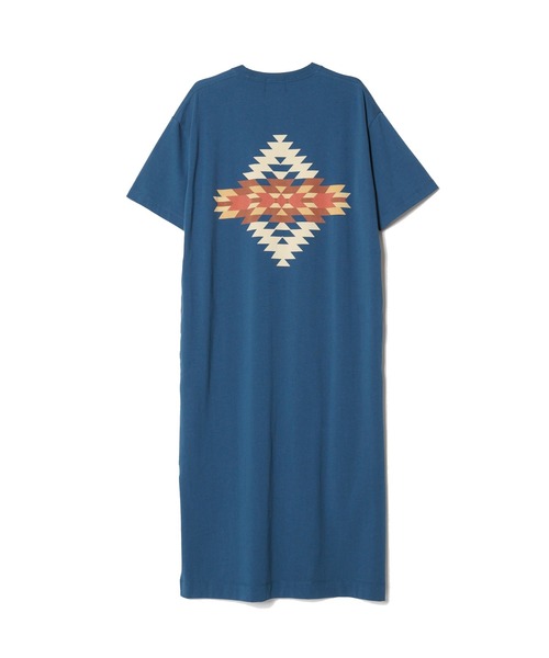 PENDLETON（ペンドルトン）の「バックプリントS/Sドレス（ワンピース・レディース・イエロー系その他/ライトベージュ/オフホワイト/ブラック系その他3/ブルー・ONESIZE）」の20枚目の写真