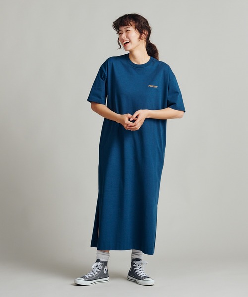 PENDLETON（ペンドルトン）の「バックプリントS/Sドレス（ワンピース・レディース・イエロー系その他/ライトベージュ/オフホワイト/ブラック系その他3/ブルー・ONESIZE）」の21枚目の写真