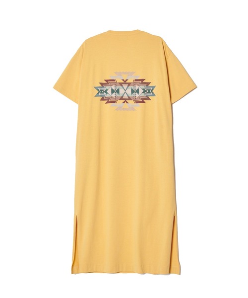PENDLETON（ペンドルトン）の「バックプリントS/Sドレス（ワンピース・レディース・イエロー系その他/ライトベージュ/オフホワイト/ブラック系その他3/ブルー・ONESIZE）」の11枚目の写真
