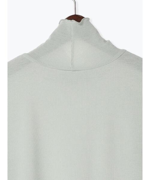 Te chichi(テチチ)の「シャーリングチュール袖切替リブトップス(Tシャツ/カットソー・レディース・ミント/ベージュ/グレー・F)」の13枚目の写真