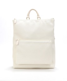3WAY フェイクレザー リュック&ショルダーバッグ