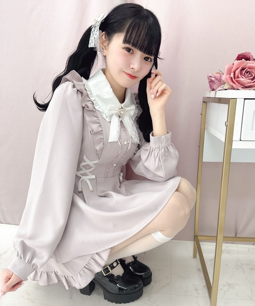 ROJITA（ロジータ）の「Wスピンドルセットアップ（セットアップ・レディース・ブルー/ピンク/ブラック・FREE）」の22枚目の写真