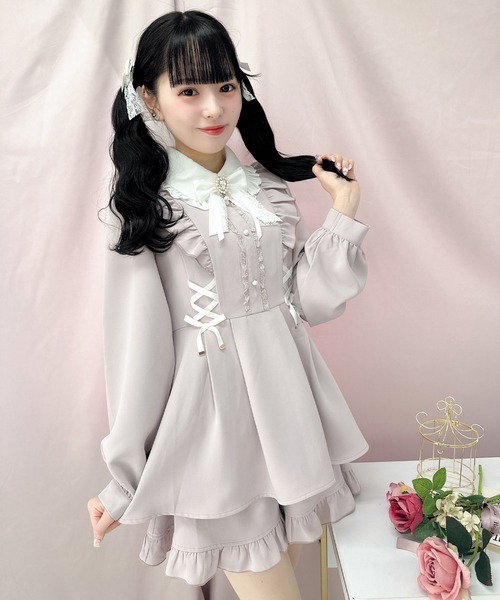 ROJITA（ロジータ）の「Wスピンドルセットアップ（セットアップ・レディース・ブルー/ピンク/ブラック・FREE）」の20枚目の写真