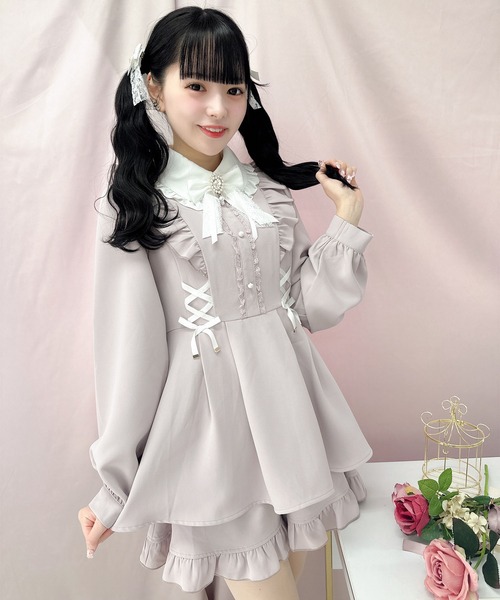 ROJITA（ロジータ）の「Wスピンドルセットアップ（セットアップ・レディース・ブルー/ピンク/ブラック・FREE）」の19枚目の写真