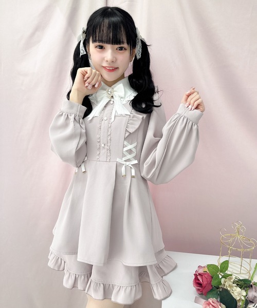 ROJITA（ロジータ）の「Wスピンドルセットアップ（セットアップ・レディース・ブルー/ピンク/ブラック・FREE）」の16枚目の写真