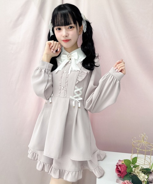 ROJITA（ロジータ）の「Wスピンドルセットアップ（セットアップ・レディース・ブルー/ピンク/ブラック・FREE）」の15枚目の写真