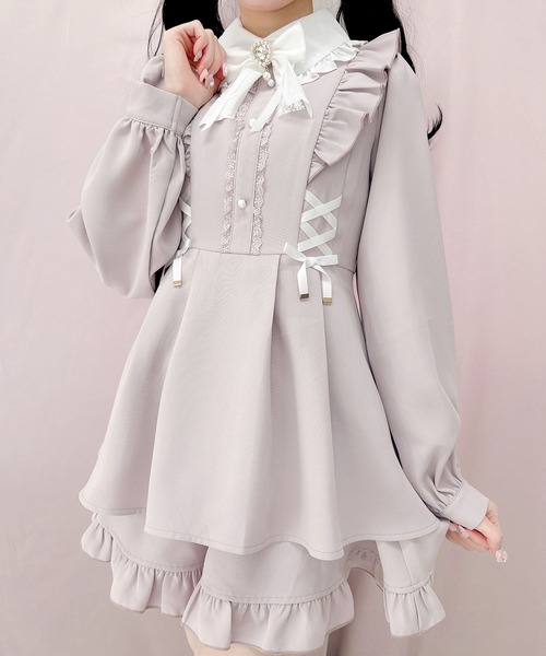 ROJITA（ロジータ）の「Wスピンドルセットアップ（セットアップ・レディース・ブルー/ピンク/ブラック・FREE）」の13枚目の写真