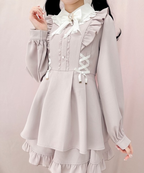 ROJITA（ロジータ）の「Wスピンドルセットアップ（セットアップ・レディース・ブルー/ピンク/ブラック・FREE）」の12枚目の写真