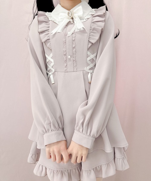 ROJITA（ロジータ）の「Wスピンドルセットアップ（セットアップ・レディース・ブルー/ピンク/ブラック・FREE）」の11枚目の写真