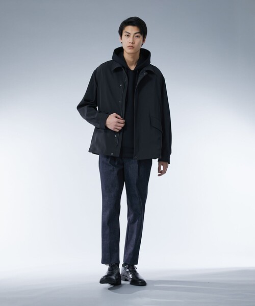 UNITED TOKYO（ユナイテッドトウキョウ）の「Aero ダンボールパーカー（パーカー・メンズ・ネイビー/ライトベージュ/グレイッシュベージュ/ブラック・3/2/1）」の17枚目の写真