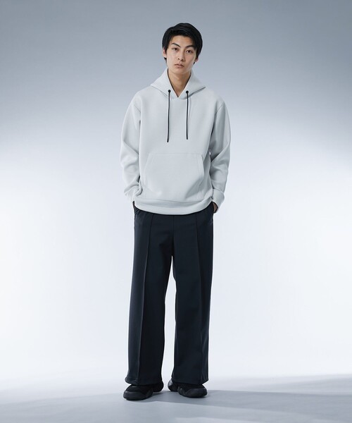 UNITED TOKYO（ユナイテッドトウキョウ）の「Aero ダンボールパーカー（パーカー・メンズ・ネイビー/ライトベージュ/グレイッシュベージュ/ブラック・3/2/1）」の5枚目の写真