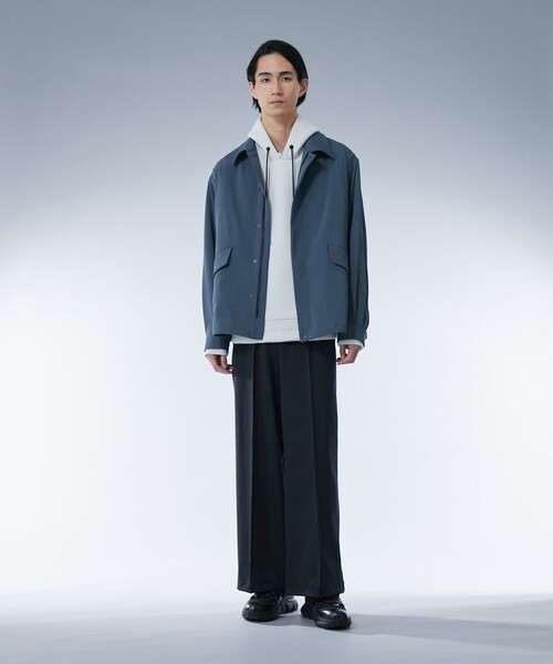 UNITED TOKYO（ユナイテッドトウキョウ）の「Aero ダンボールパーカー（パーカー・メンズ・ネイビー/ライトベージュ/グレイッシュベージュ/ブラック・3/2/1）」の9枚目の写真