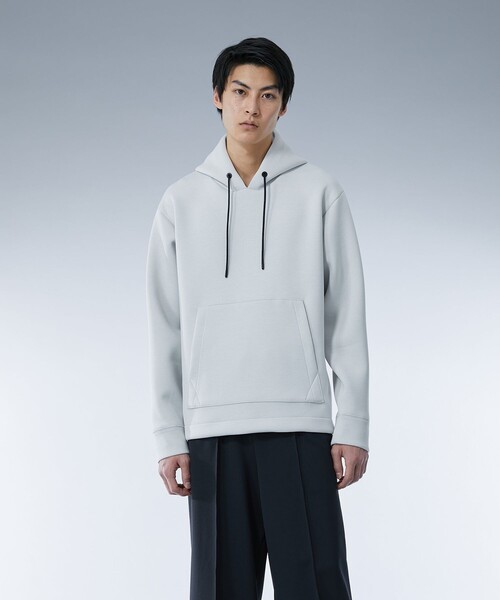 UNITED TOKYO（ユナイテッドトウキョウ）の「Aero ダンボールパーカー（パーカー・メンズ・ネイビー/ライトベージュ/グレイッシュベージュ/ブラック・3/2/1）」の10枚目の写真