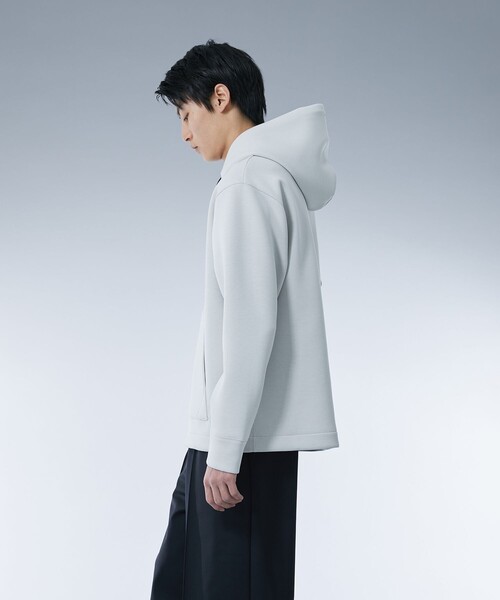 UNITED TOKYO（ユナイテッドトウキョウ）の「Aero ダンボールパーカー（パーカー・メンズ・ネイビー/ライトベージュ/グレイッシュベージュ/ブラック・3/2/1）」の11枚目の写真