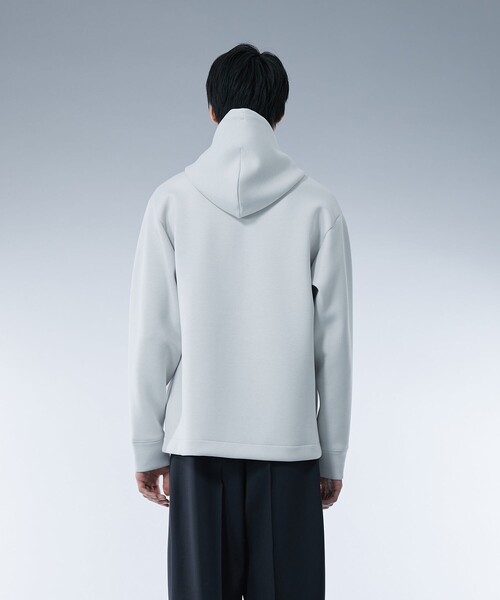 UNITED TOKYO（ユナイテッドトウキョウ）の「Aero ダンボールパーカー（パーカー・メンズ・ネイビー/ライトベージュ/グレイッシュベージュ/ブラック・3/2/1）」の12枚目の写真