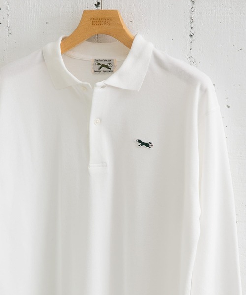 URBAN RESEARCH DOORS（アーバンリサーチドアーズ）の「『別注』PENNEYS×DOORS　THE FOX 鹿の子ロングスリーブ ポロ（ポロシャツ・メンズ・ブルー系その他/ネイビー/ホワイト・MEDIUM/LARGE）」の7枚目の写真