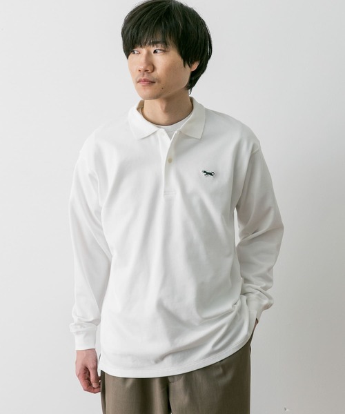 URBAN RESEARCH DOORS（アーバンリサーチドアーズ）の「『別注』PENNEYS×DOORS　THE FOX 鹿の子ロングスリーブ ポロ（ポロシャツ・メンズ・ブルー系その他/ネイビー/ホワイト・MEDIUM/LARGE）」の10枚目の写真