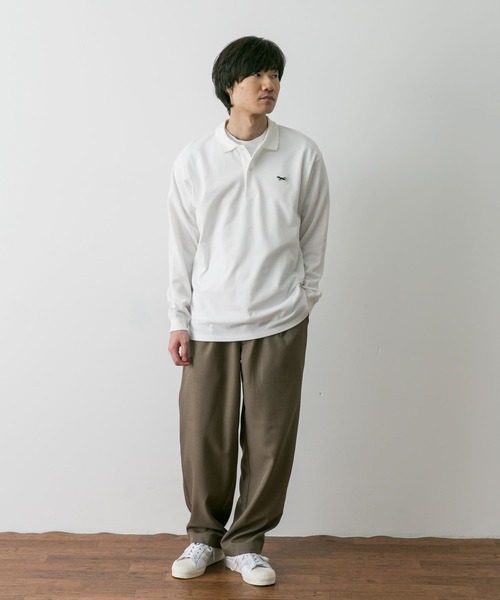 URBAN RESEARCH DOORS（アーバンリサーチドアーズ）の「『別注』PENNEYS×DOORS　THE FOX 鹿の子ロングスリーブ ポロ（ポロシャツ・メンズ・ブルー系その他/ネイビー/ホワイト・MEDIUM/LARGE）」の13枚目の写真