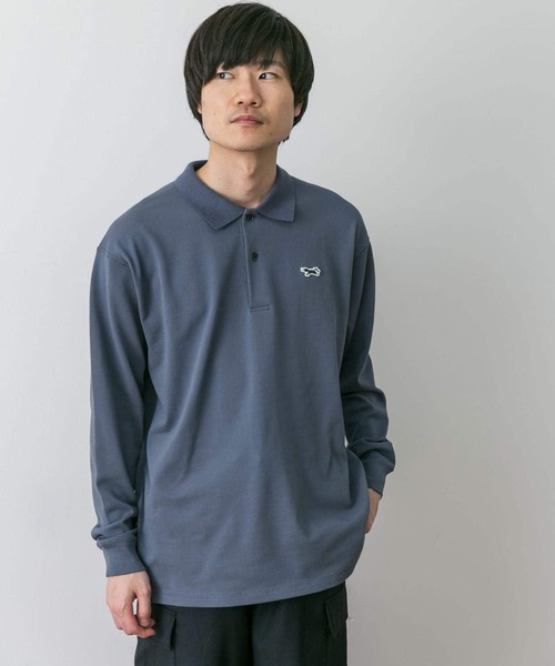 URBAN RESEARCH DOORS（アーバンリサーチドアーズ）の「『別注』PENNEYS×DOORS　THE FOX 鹿の子ロングスリーブ ポロ（ポロシャツ・メンズ・ブルー系その他/ネイビー/ホワイト・MEDIUM/LARGE）」の14枚目の写真
