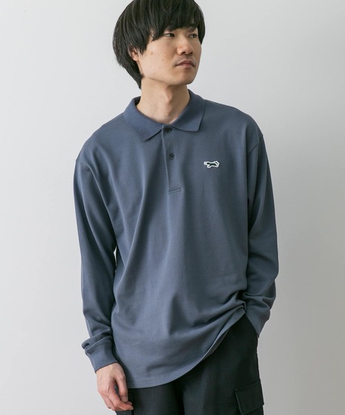 URBAN RESEARCH DOORS（アーバンリサーチドアーズ）の「『別注』PENNEYS×DOORS　THE FOX 鹿の子ロングスリーブ ポロ（ポロシャツ・メンズ・ブルー系その他/ネイビー/ホワイト・MEDIUM/LARGE）」の16枚目の写真