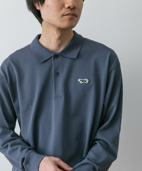 URBAN RESEARCH DOORS（アーバンリサーチドアーズ）の「『別注』PENNEYS×DOORS　THE FOX 鹿の子ロングスリーブ ポロ（ポロシャツ・メンズ・ブルー系その他/ネイビー/ホワイト・MEDIUM/LARGE）」の17枚目の写真