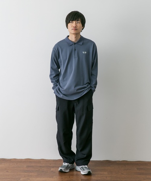 URBAN RESEARCH DOORS（アーバンリサーチドアーズ）の「『別注』PENNEYS×DOORS　THE FOX 鹿の子ロングスリーブ ポロ（ポロシャツ・メンズ・ブルー系その他/ネイビー/ホワイト・MEDIUM/LARGE）」の18枚目の写真
