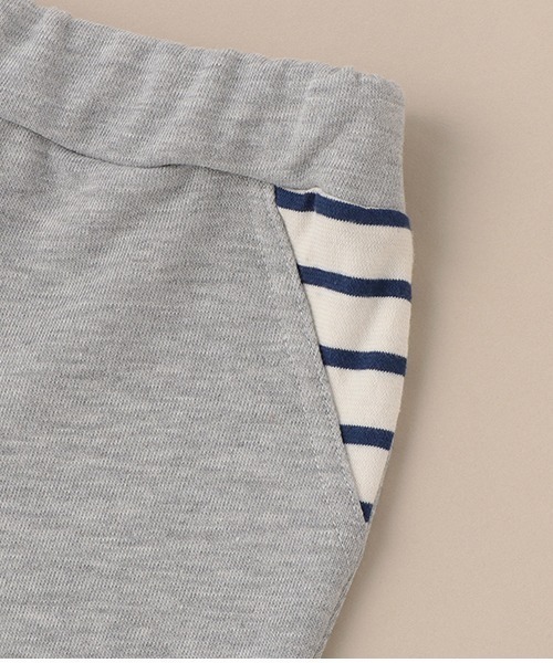 baby cheer（ベイビーチアー）の「りんごアップリケ ロングパンツ（その他パンツ・キッズ・グレー・90cm/100cm/110cm/80ｃｍ/120cm）」の5枚目の写真