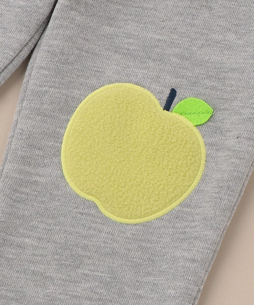baby cheer（ベイビーチアー）の「りんごアップリケ ロングパンツ（その他パンツ・キッズ・グレー・90cm/100cm/110cm/80ｃｍ/120cm）」の6枚目の写真