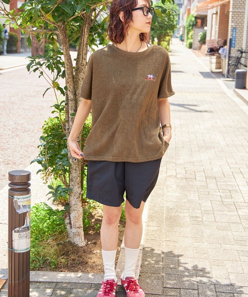 TES COMFORTABLE PILE LOOSE T-SHIRT / レディースパイルTシャツ