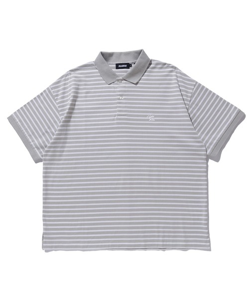 【セール】CROWN STRIPED POLO SHIRT（ポロシャツ）｜XLARGE（エクストララージ）