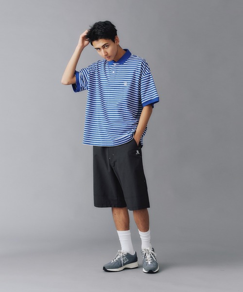 【セール】CROWN STRIPED POLO SHIRT（ポロシャツ）｜XLARGE（エクストララージ）