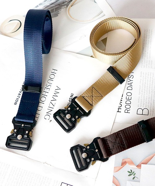 florist（フローリスト）の「【無段階調整】ミリタリータクティカルナイロンガチャベルト（ベルト・レディース・ネイビー/ベージュ/ブラウン/グリーン/ブラック・M/L）」の12枚目の写真