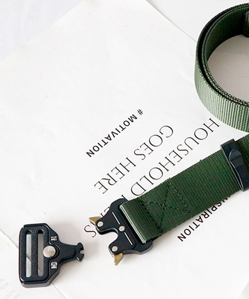 florist（フローリスト）の「【無段階調整】ミリタリータクティカルナイロンガチャベルト（ベルト・レディース・ネイビー/ベージュ/ブラウン/グリーン/ブラック・M/L）」の13枚目の写真