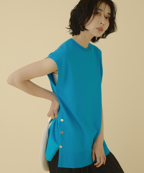 ANSNAM RUN サイドボタンニット ANSNAM RUN サイドボタンニット ANSNAM RIVERRUN サイドボタンニット