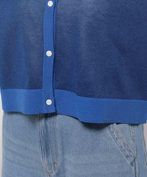 niko and...(ニコアンド)の「2WAYラメシアーニットプルオーバー(ニット/セーター・レディース・オフホワイト/ブルー/ピンク/グリーン・MEDIUM/LARGE)」の13枚目の写真