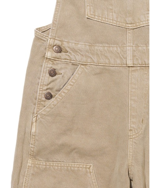 Levi's(リーバイス)の「Levi's/リーバイス バギーハイウエストオーバーオール ベージュ WORK YOU'RE NOT WELCOME(サロペット/オーバーオール・レディース・マルチ・S/M/XS)」の10枚目の写真